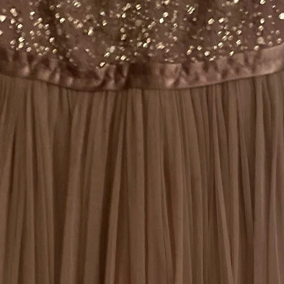 BHLDN & Anthropologie Avery dress size 0 beaded tulle - Picture 6 of 9